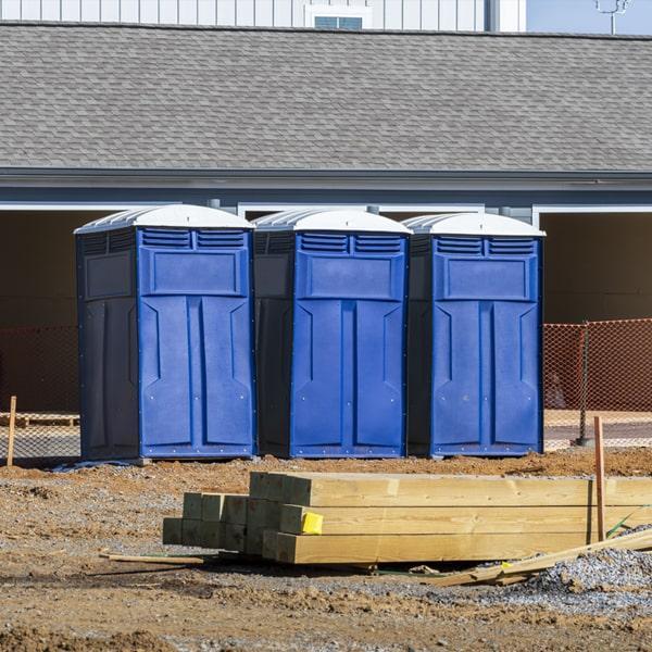 Heavy-duty construction site porta potty in Durango, Colorado