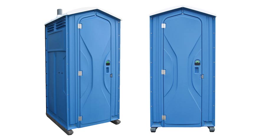 Long-term porta potty units on site in Durango, Colorado